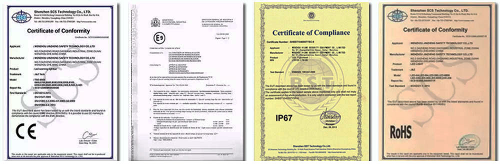 Certificateds of Horn Loudspeaker