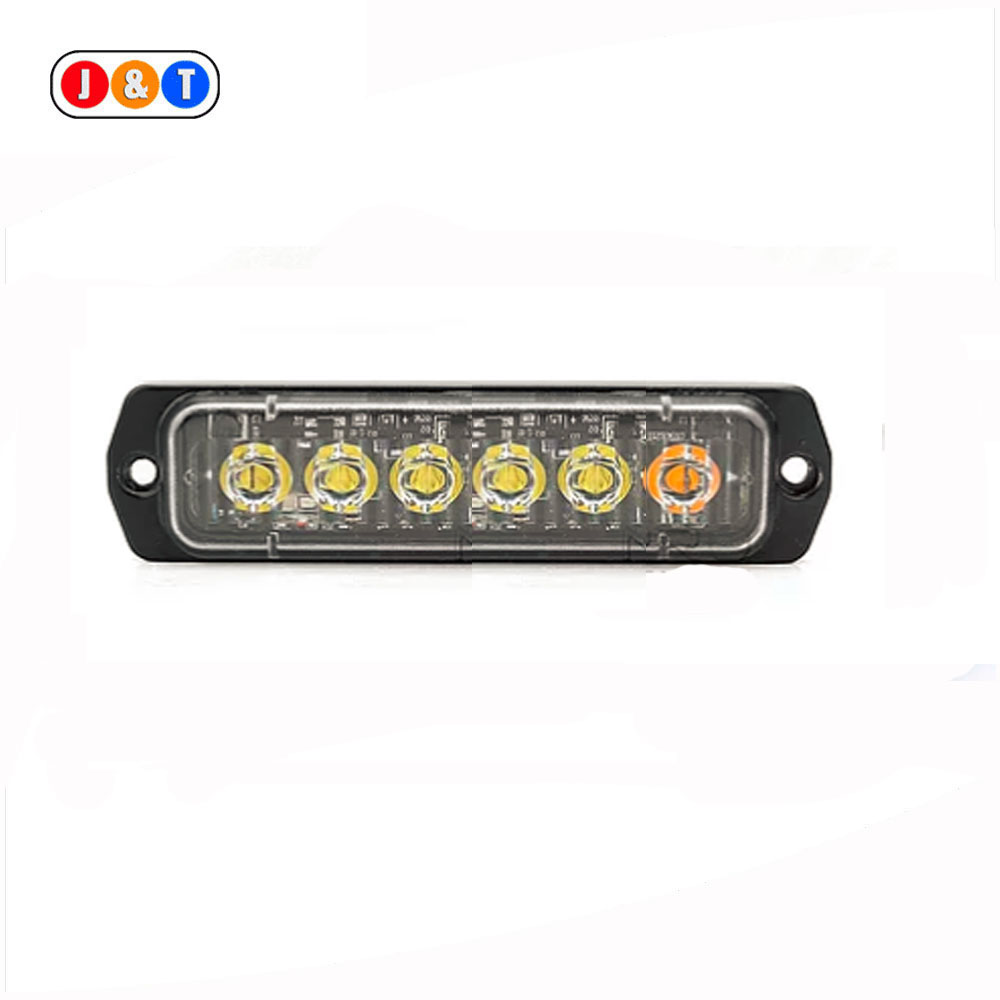 Amber 6 LED Strobe Lights