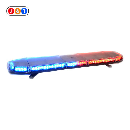 48 Inch Red and Blue Police Strobe Light with Siren