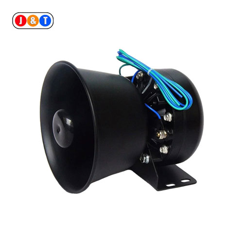 Heavy Duty 100W Outdoor Black Horn Speaker for Police Car