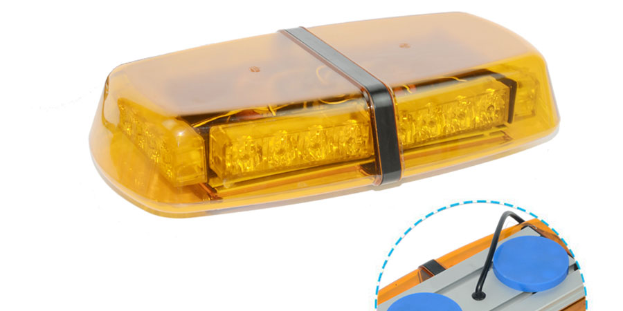 14 Inch Amber TIR LED Strobe Lights for Trucks-3