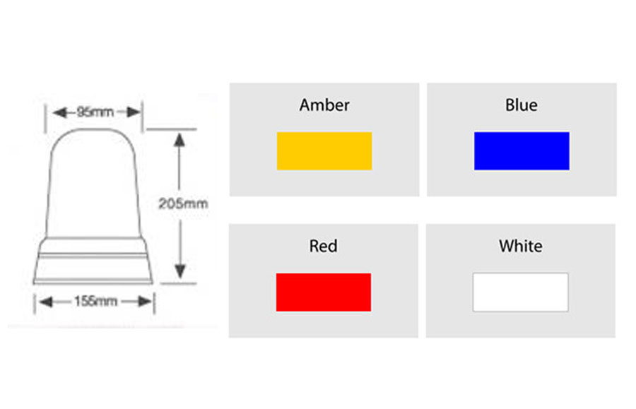 Best Priced LED Strobe Beacon Warning Light for Vehicles