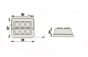 Emergency Strobe LED Beacon for Cars and Trucks