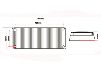 Emergency Strobe LED Beacon for Cars and Trucks