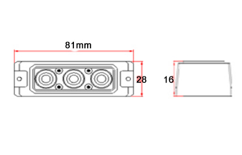 Emergency Strobe LED Beacon for Cars and Trucks