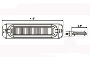 Emergency Strobe LED Beacon for Cars and Trucks