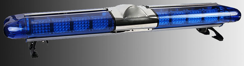 48 Inch Blue LED Warning Light Bar